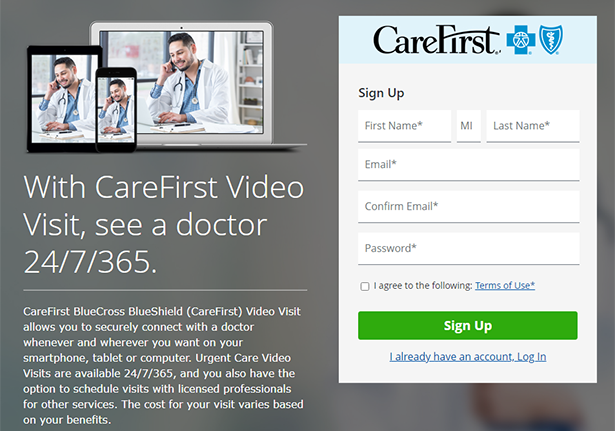 Register for CareFirst Video